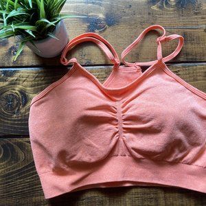 Peach Sports Bra